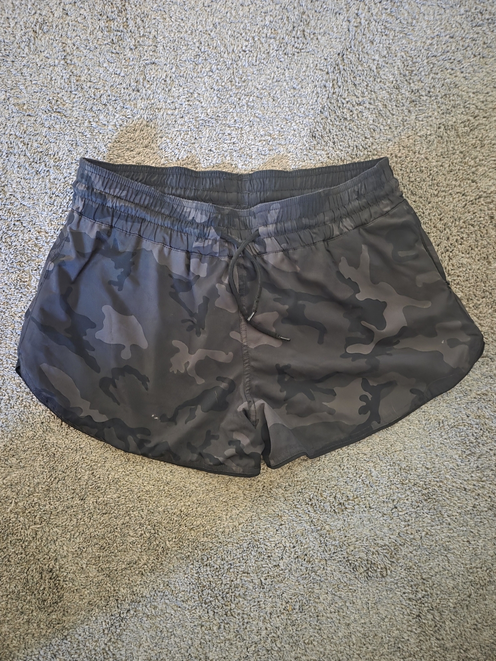 Women’s Black Camo Reversible Zyia Athletic Shorts